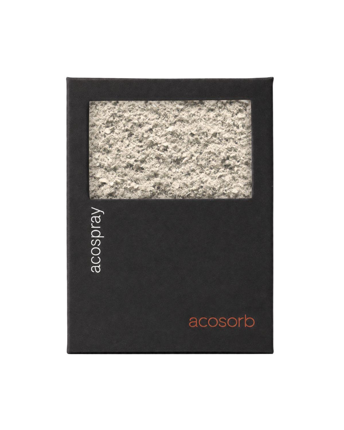 Acospray Warm Beige structuur akoestisch spuitwerk close-up